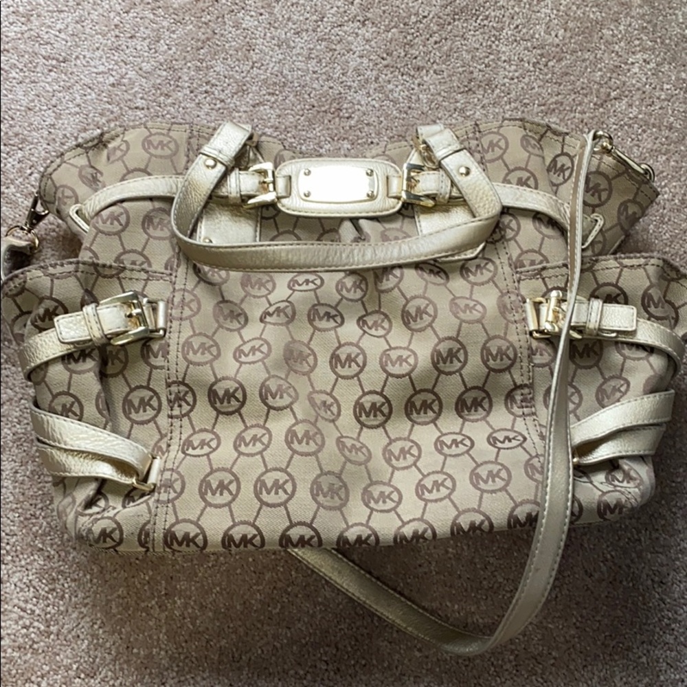 Michael Kors gold purse